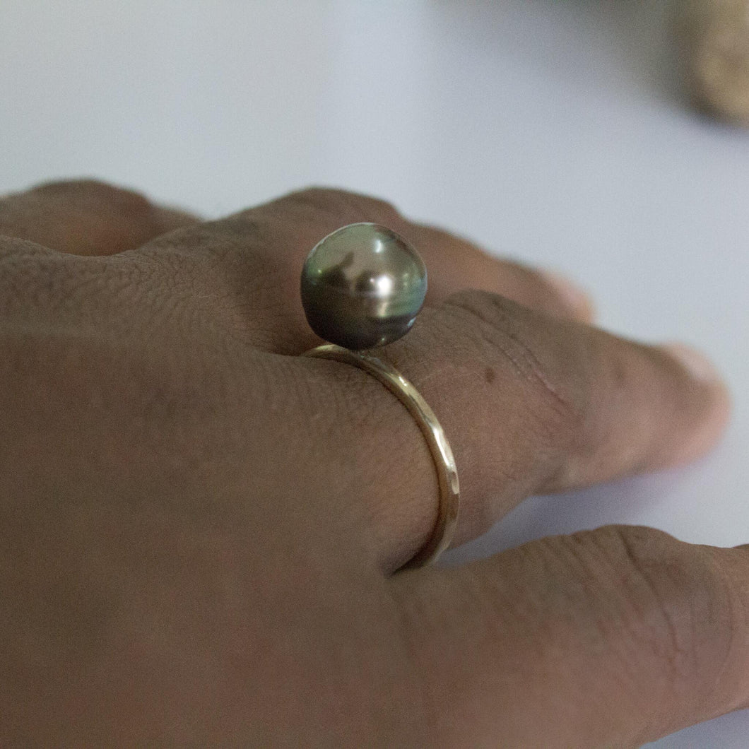 CONTACT US TO RECREATE THIS SOLD OUT STYLE Fiji Saltwater Pearl Ring - 14k Gold Fill FJD$ - Adorn Pacific - Rings