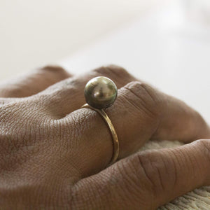 CONTACT US TO RECREATE THIS SOLD OUT STYLE Fiji Saltwater Pearl Ring - 14k Gold Fill FJD$ - Adorn Pacific - Rings