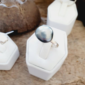 CONTACT US TO RECREATE THIS SOLD OUT STYLE Fiji Saltwater Pearl Ring - 925 Sterling Silver FJD$ - Adorn Pacific - Rings