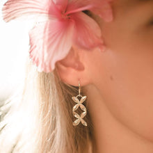 Load image into Gallery viewer, CONTACT US TO RECREATE THIS SOLD OUT STYLE Frangipani Bua Earrings - 925 Sterling Silver or 18k Gold Vermeil FJD$ - Adorn Pacific - Earrings
