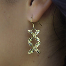 Load image into Gallery viewer, CONTACT US TO RECREATE THIS SOLD OUT STYLE Frangipani Bua Earrings - 925 Sterling Silver or 18k Gold Vermeil FJD$ - Adorn Pacific - Earrings
