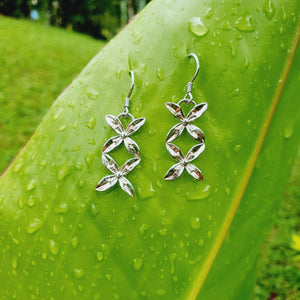 CONTACT US TO RECREATE THIS SOLD OUT STYLE Frangipani Bua Earrings - 925 Sterling Silver or 18k Gold Vermeil FJD$ - Adorn Pacific - Earrings