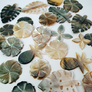 CONTACT US TO RECREATE THIS SOLD OUT STYLE Frangipani Mother of Pearl Earrings - 14k Gold Fill FJD$ - Adorn Pacific - Earrings