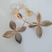 Load image into Gallery viewer, CONTACT US TO RECREATE THIS SOLD OUT STYLE Frangipani Oyster Shell Earrings - 14k Rose Gold Filled FJD$ - Adorn Pacific - Earrings
