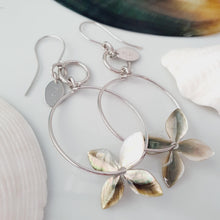 Load image into Gallery viewer, CONTACT US TO RECREATE THIS SOLD OUT STYLE Frangipani Oyster Shell Earrings - 925 Sterling Silver FJD$ - Adorn Pacific - Earrings
