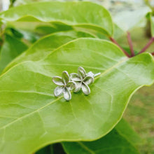 Load image into Gallery viewer, CONTACT US TO RECREATE THIS SOLD OUT STYLE Frangipani Stud Earrings - 925 Sterling Silver - FJD$ - Adorn Pacific - Earrings
