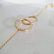 Load image into Gallery viewer, CONTACT US TO RECREATE THIS SOLD OUT STYLE Infinity Bracelet - 14k Gold Filled - choose your chain style FJD$ - Adorn Pacific - Bracelets
