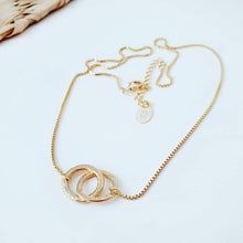 Load image into Gallery viewer, CONTACT US TO RECREATE THIS SOLD OUT STYLE Infinity Link Necklace - 14k Gold Filled - choose your chain style FJD$ - Adorn Pacific - Necklaces

