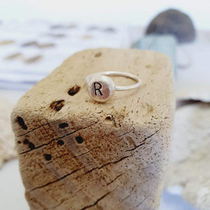 CONTACT US TO RECREATE THIS SOLD OUT STYLE Initial Ring - 925 Sterling Silver FJD$ - Adorn Pacific - Rings