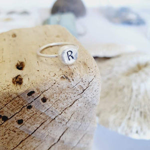 CONTACT US TO RECREATE THIS SOLD OUT STYLE Initial Ring - 925 Sterling Silver FJD$ - Adorn Pacific - Rings