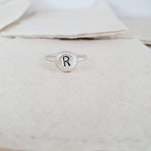 CONTACT US TO RECREATE THIS SOLD OUT STYLE Initial Ring - 925 Sterling Silver FJD$ - Adorn Pacific - Rings
