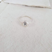 Load image into Gallery viewer, CONTACT US TO RECREATE THIS SOLD OUT STYLE Initial Ring - 925 Sterling Silver FJD$ - Adorn Pacific - Rings
