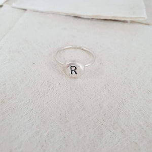 CONTACT US TO RECREATE THIS SOLD OUT STYLE Initial Ring - 925 Sterling Silver FJD$ - Adorn Pacific - Rings