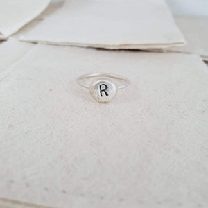 CONTACT US TO RECREATE THIS SOLD OUT STYLE Initial Ring - 925 Sterling Silver FJD$ - Adorn Pacific - Rings