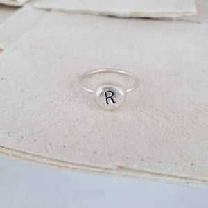 CONTACT US TO RECREATE THIS SOLD OUT STYLE Initial Ring - 925 Sterling Silver FJD$ - Adorn Pacific - Rings