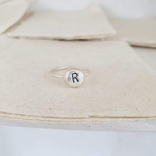 Load image into Gallery viewer, CONTACT US TO RECREATE THIS SOLD OUT STYLE Initial Ring - 925 Sterling Silver FJD$ - Adorn Pacific - Rings
