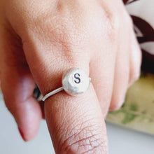 Load image into Gallery viewer, CONTACT US TO RECREATE THIS SOLD OUT STYLE Initial Ring - 925 Sterling Silver FJD$ - Adorn Pacific - Rings
