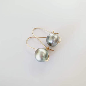 CONTACT US TO RECREATE THIS SOLD OUT STYLE Jane Drop Earrings with Fiji Saltwater Pearl - 14k Gold Filled, 925 Sterling Silver or 14k Rose Gold Filled FJD$ - Adorn Pacific - Earrings