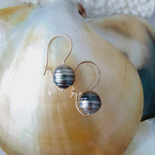Load image into Gallery viewer, CONTACT US TO RECREATE THIS SOLD OUT STYLE Jane Drop Earrings with Fiji Saltwater Pearl - 14k Gold Filled, 925 Sterling Silver or 14k Rose Gold Filled FJD$ - Adorn Pacific - Earrings
