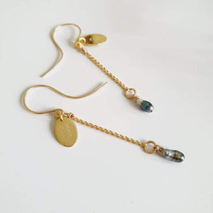 CONTACT US TO RECREATE THIS SOLD OUT STYLE Keshi Pearl Drop Earrings - 14k Gold Fill FJD$ - Adorn Pacific - Earrings