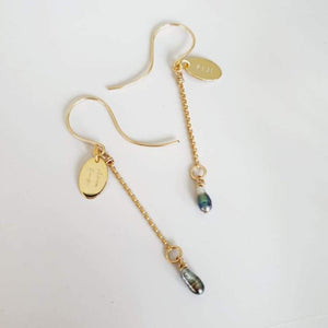 CONTACT US TO RECREATE THIS SOLD OUT STYLE Keshi Pearl Drop Earrings - 14k Gold Fill FJD$ - Adorn Pacific - Earrings