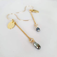 Load image into Gallery viewer, CONTACT US TO RECREATE THIS SOLD OUT STYLE Keshi Pearl Drop Earrings - 14k Gold Fill FJD$ - Adorn Pacific - Earrings
