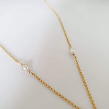 Load image into Gallery viewer, CONTACT US TO RECREATE THIS SOLD OUT STYLE Keshi Pearl Lariat Y-Necklace - 14k Gold Fill FJD$ - Adorn Pacific - Necklaces
