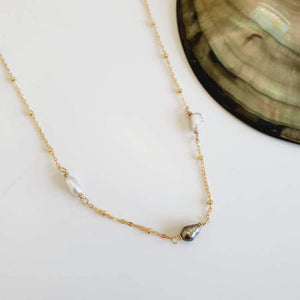CONTACT US TO RECREATE THIS SOLD OUT STYLE Keshi Pearl Necklace - 14k Gold Fill FJD$ - Adorn Pacific - Necklaces