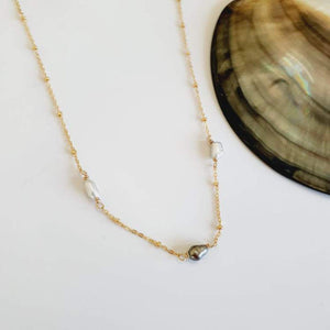 CONTACT US TO RECREATE THIS SOLD OUT STYLE Keshi Pearl Necklace - 14k Gold Fill FJD$ - Adorn Pacific - Necklaces