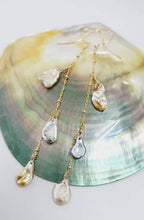 Load image into Gallery viewer, CONTACT US TO RECREATE THIS SOLD OUT STYLE Keshi Pearl Waterfall Drop Earrings - 14k Gold Fill FJD$ - Adorn Pacific - Earrings
