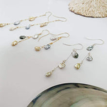 Load image into Gallery viewer, CONTACT US TO RECREATE THIS SOLD OUT STYLE Keshi Pearl Waterfall Drop Earrings - 14k Gold Fill FJD$ - Adorn Pacific - Earrings
