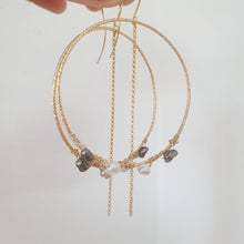 Load image into Gallery viewer, CONTACT US TO RECREATE THIS SOLD OUT STYLE Keshi Pearl Wrapped Hoop Earrings - 14k Gold Fill FJD$ - Adorn Pacific - Earrings
