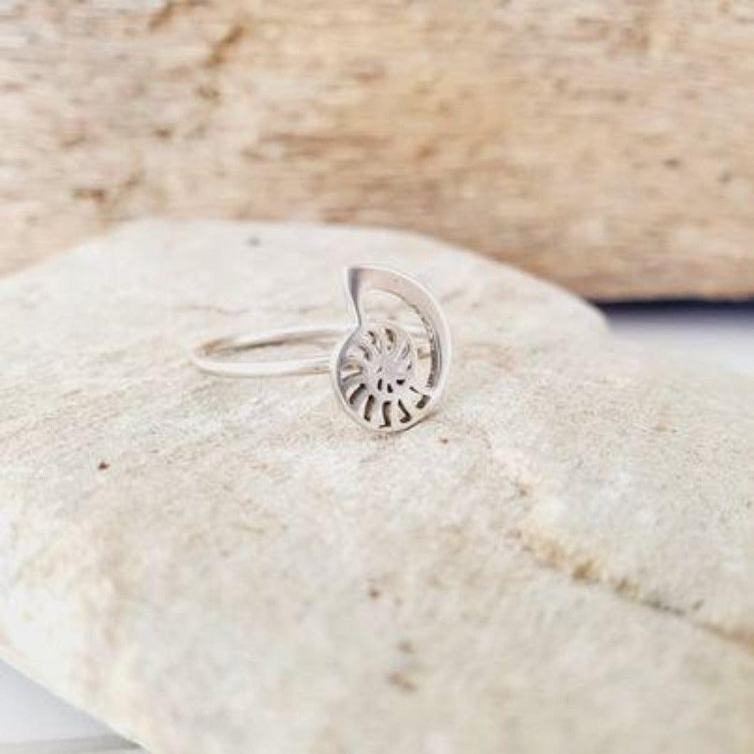 CONTACT US TO RECREATE THIS SOLD OUT STYLE Mini Nautilus Ring - 925 Sterling Silver FJD$ - Adorn Pacific - Rings