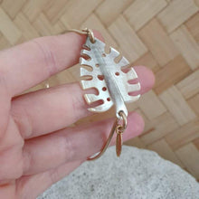 Load image into Gallery viewer, CONTACT US TO RECREATE THIS SOLD OUT STYLE Monstera Carved Oyster Shell Bangle - 14k Gold Filled FJD$ - Adorn Pacific - Bracelets
