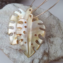Load image into Gallery viewer, CONTACT US TO RECREATE THIS SOLD OUT STYLE Monstera Oyster Shell and Fiji Pearl Set - 14k Gold Filled FJD$ - Adorn Pacific - Jewelry Sets
