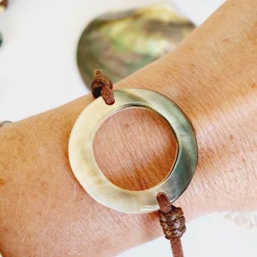 CONTACT US TO RECREATE THIS SOLD OUT STYLE Mother of Pearl Bracelet - choose your material FJD$ - Adorn Pacific - Bracelets