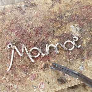 CONTACT US TO RECREATE THIS SOLD OUT STYLE Name Necklace with Pearls - 925 Sterling Silver FJD$ - Adorn Pacific - Necklaces