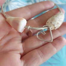 Load image into Gallery viewer, CONTACT US TO RECREATE THIS SOLD OUT STYLE One-Off Heart &amp; Shell Bangle - 925 Sterling Silver FJD$ - Adorn Pacific - Bracelets
