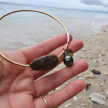 Load image into Gallery viewer, CONTACT US TO RECREATE THIS SOLD OUT STYLE One-Off Paradise Bangle with Saltwater Pearl - 14k Gold Filled - FJD$ - Adorn Pacific - Bracelets
