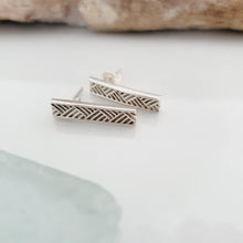 Load image into Gallery viewer, CONTACT US TO RECREATE THIS SOLD OUT STYLE Pasifika Stud Earrings - 925 Sterling Silver - FJD$ - Adorn Pacific - Earrings
