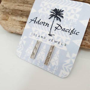 CONTACT US TO RECREATE THIS SOLD OUT STYLE Pasifika Stud Earrings - 925 Sterling Silver - FJD$ - Adorn Pacific - Earrings