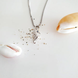 CONTACT US TO RECREATE THIS SOLD OUT STYLE Seahorse Charm Necklace - 925 Sterling Silver or 14k Gold Fill $FJD - Adorn Pacific - Necklaces