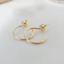 Load image into Gallery viewer, CONTACT US TO RECREATE THIS SOLD OUT STYLE Semi Hoop Earrings - 14k Gold Filled or 925 Sterling Silver FJD$ - Adorn Pacific - Earrings
