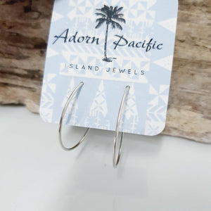 CONTACT US TO RECREATE THIS SOLD OUT STYLE Semi Hoop Earrings - 14k Gold Filled or 925 Sterling Silver FJD$ - Adorn Pacific - Earrings