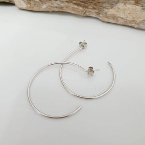 CONTACT US TO RECREATE THIS SOLD OUT STYLE Semi Hoop Earrings - 14k Gold Filled or 925 Sterling Silver FJD$ - Adorn Pacific - Earrings