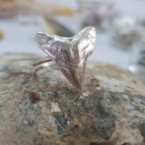CONTACT US TO RECREATE THIS SOLD OUT STYLE Shark Tooth Ring UNISEX - 925 Sterling Silver FJD$ - Adorn Pacific - Rings
