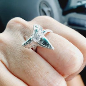 CONTACT US TO RECREATE THIS SOLD OUT STYLE Shark Tooth Ring UNISEX - 925 Sterling Silver FJD$ - Adorn Pacific - Rings