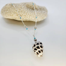 Load image into Gallery viewer, CONTACT US TO RECREATE THIS SOLD OUT STYLE Shell, Tahitian Keshi Pearl &amp; Glass Beads Necklace in 925 Sterling Silver - FJD$ - Adorn Pacific - Necklaces
