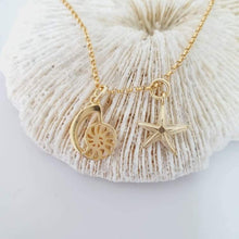 Load image into Gallery viewer, CONTACT US TO RECREATE THIS SOLD OUT STYLE Starfish &amp; Nautilus Charm Anklet - 14k Gold Fill - Adorn Pacific - All Products
