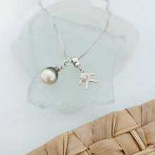 Load image into Gallery viewer, CONTACT US TO RECREATE THIS SOLD OUT STYLE Voivoi Fish Charm &amp; Fiji Pearl Necklace - 925 Sterling Silver FJD$ - Adorn Pacific - Necklaces
